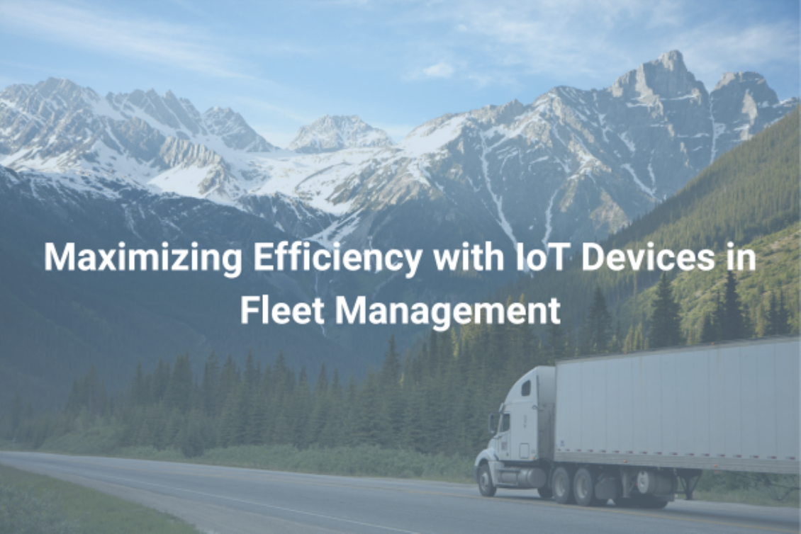 Maximizing Efficiency with IoT Devices in Fleet Management